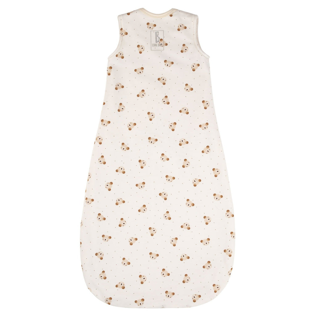 Baby Swaddle and Sleeping Bag 2.5 TOG – Beige / White, 6–24 Months