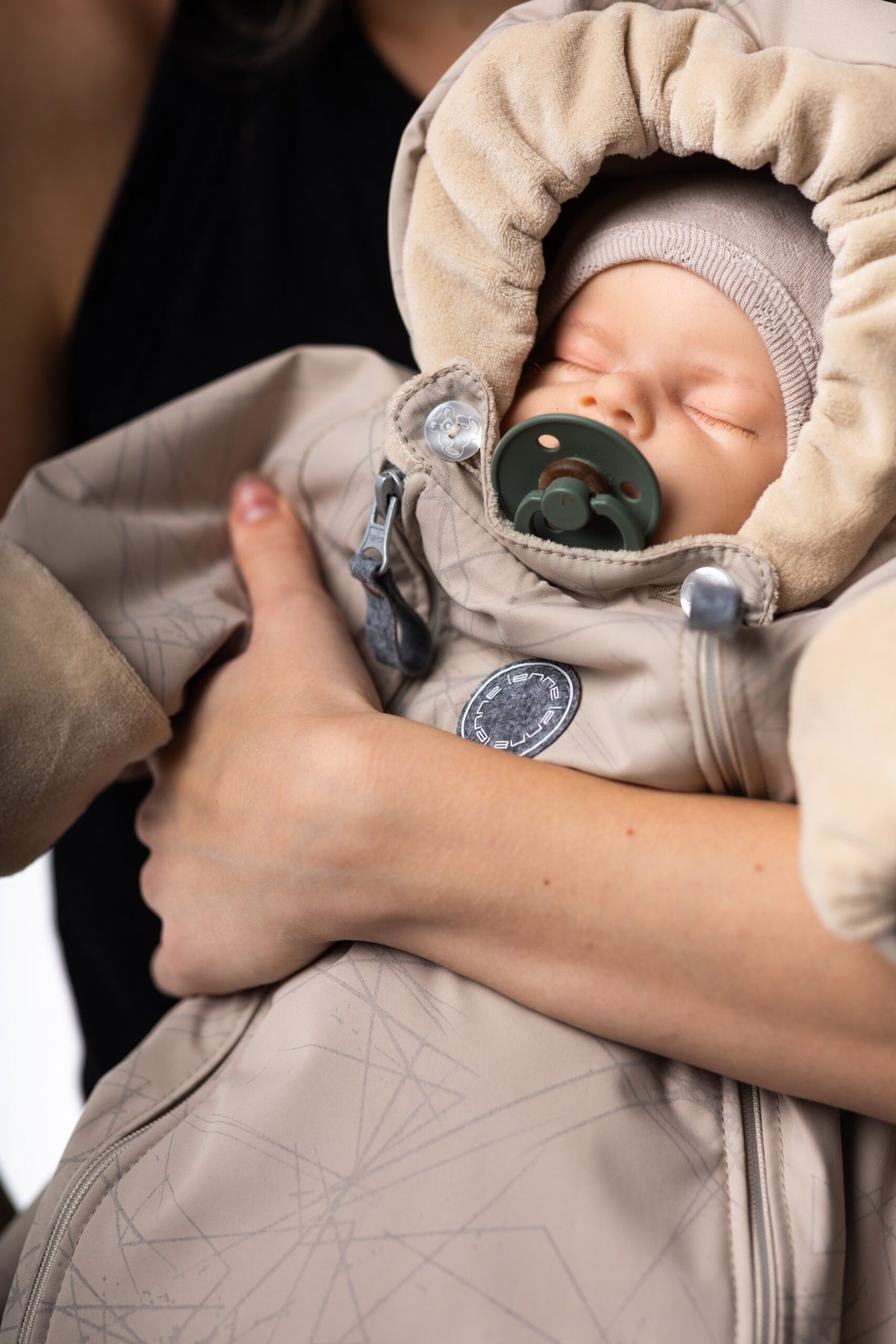 Merino-Lined Baby Pram Suit – Waterproof – view 4