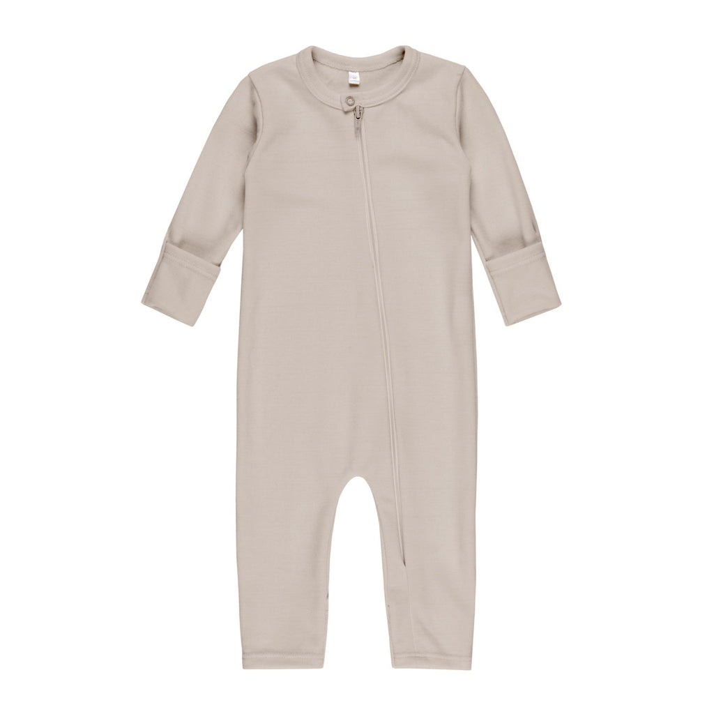 Merino Wool Baby Overall – Beige