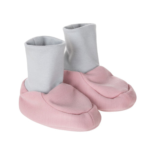 Merino Wool Baby Booties – Pink by Lenne