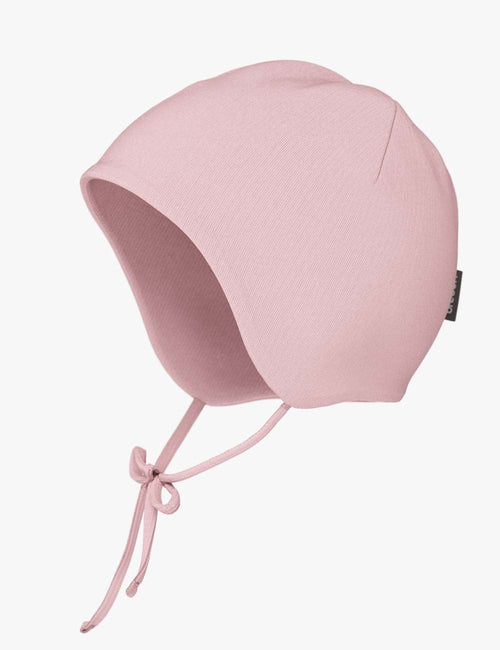 Ribbed Cotton Baby Hat with Ties by Breden