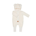 Eared Jumpsuit for Babies and Kids - Fuzzy Ecru